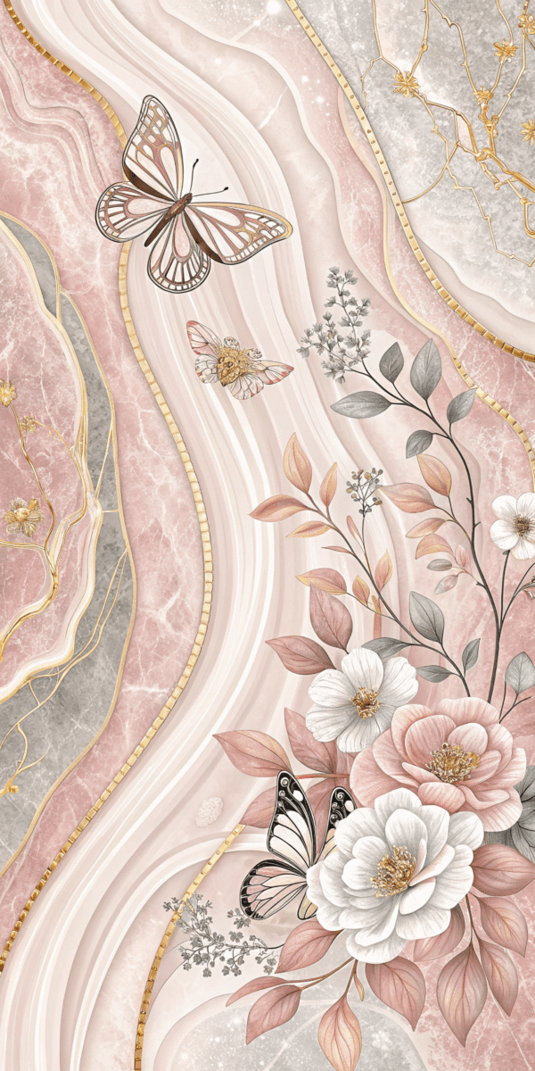 DD marble with flower - Image 3