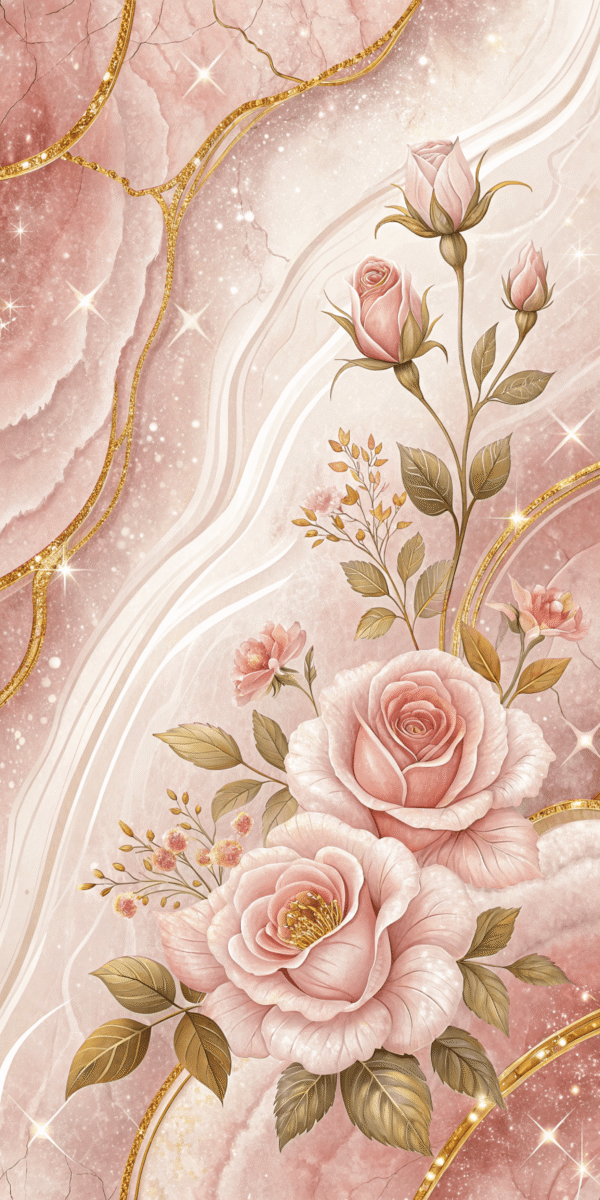 DD marble with flower - Image 4