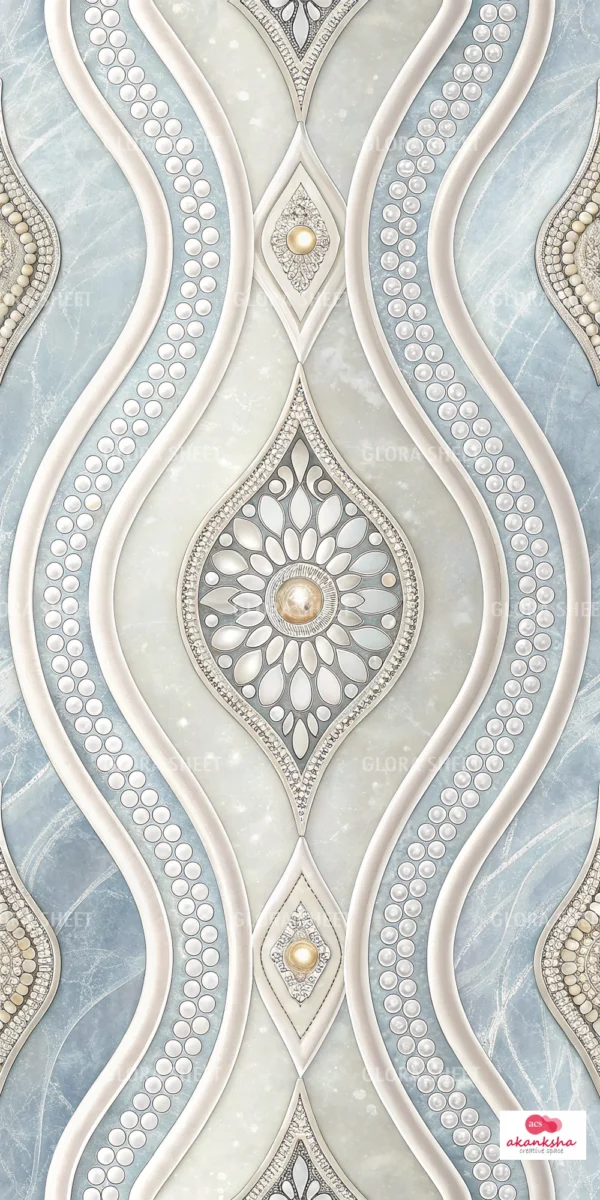 GloraSheet GS01BB004 – Marble design with luxury golden texture