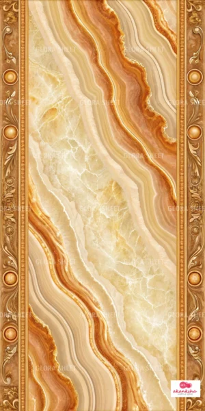 GloraSheet GS01BB007 – Marble design with luxury golden texture