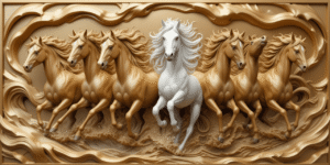 Horse Artwork Glora Sheet